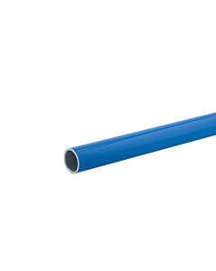 Sicomat Aluminium rohr 20 mm x 3 mtr. blau